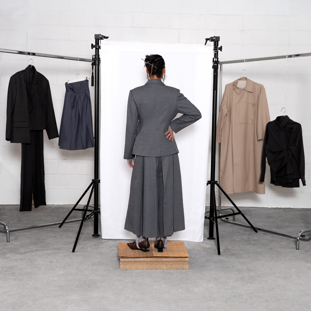 Jupe-culotte plissée